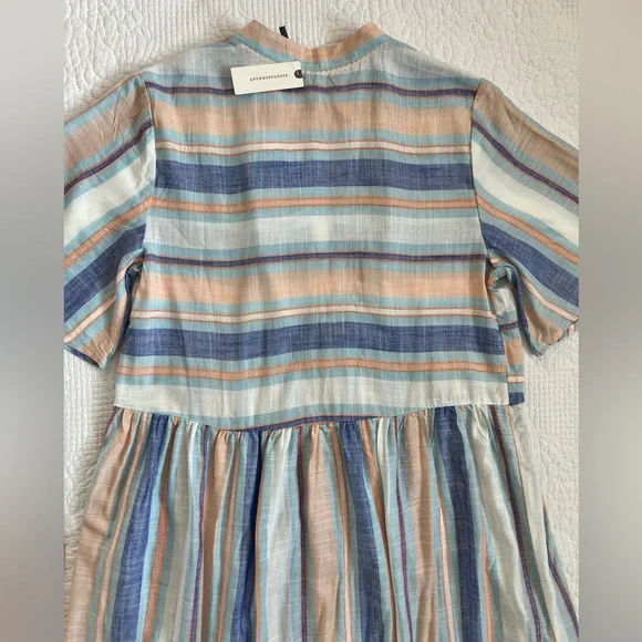 NWT Anthropologie The Kallie Flowy Maxi Dress - Picture 8 of 10